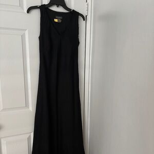 Banana Republic floor-length linen dress